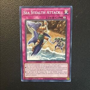 Yu-Gi-Oh! Sea Stealth Attack Trap Card